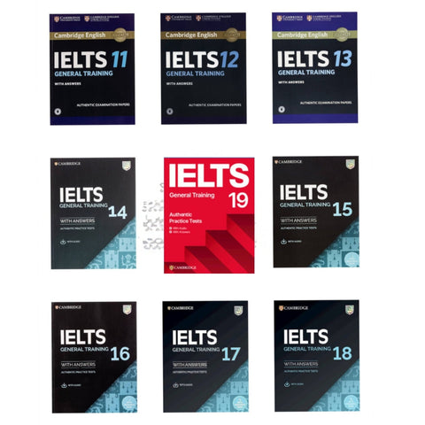 IELTS GENERAL TRAINING SET (11-19 BOOKS) WITH ONLINE ACCESS